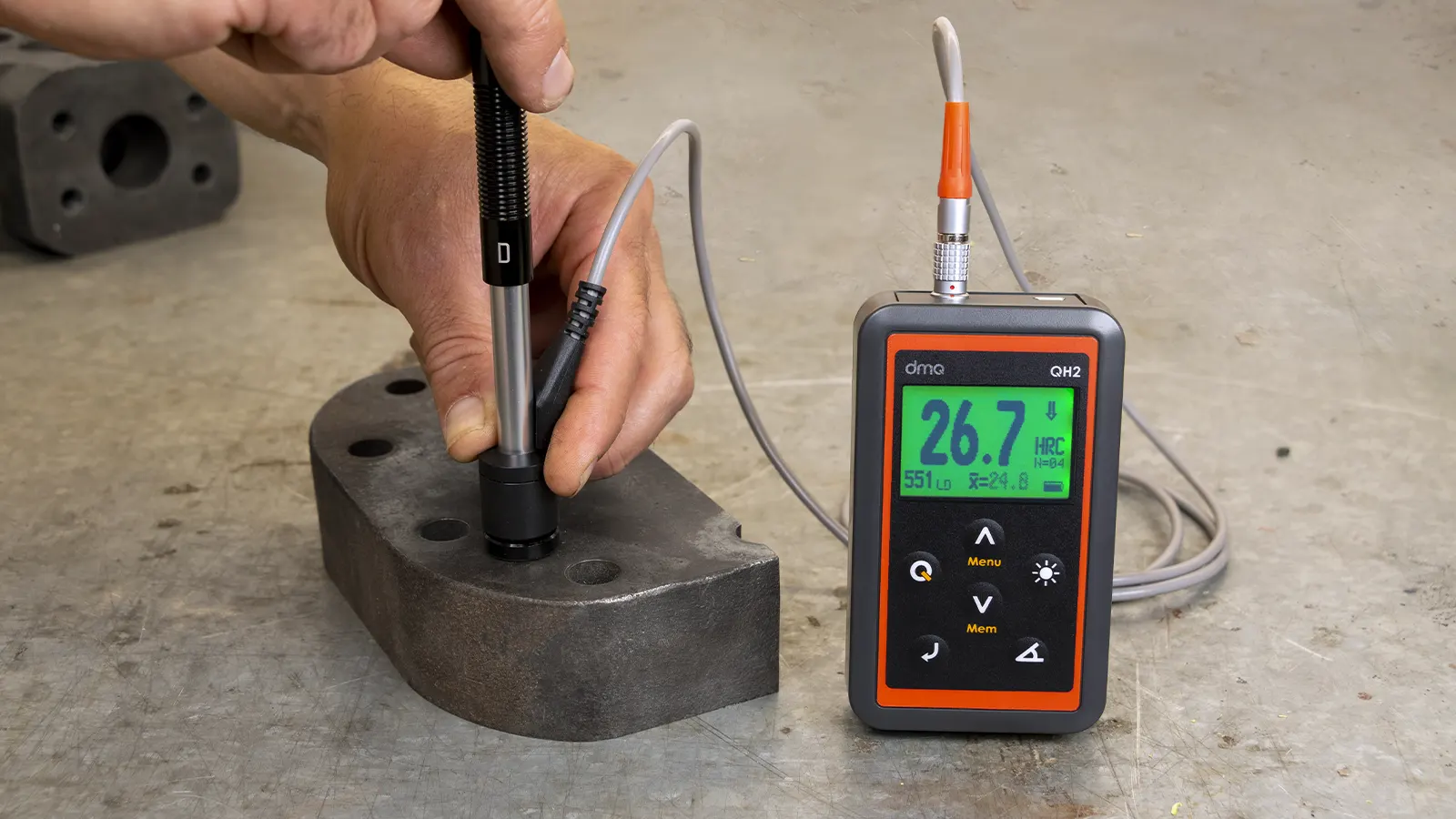 Hardness measurements with the LEEB method - QH2