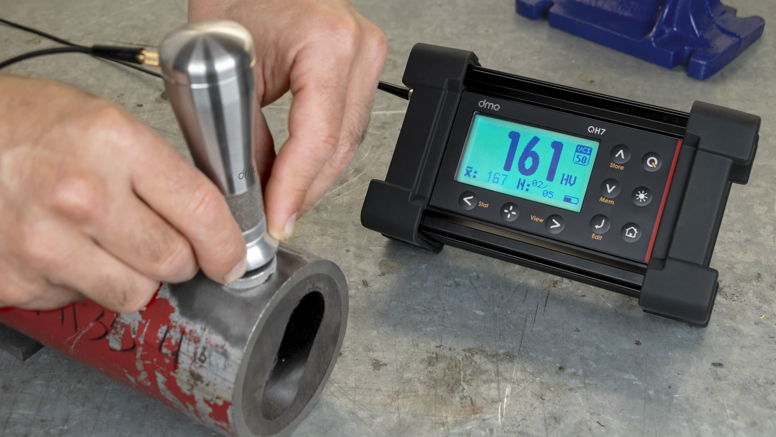 Hardness measurement with the UCI method - QH7 U